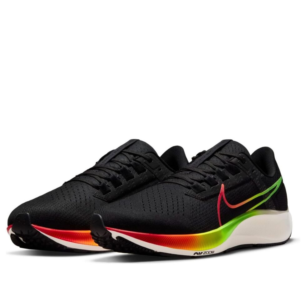Nike Air Zoom Pegasus 38 'Black Orange Volt' DQ4994-010 - Image 3