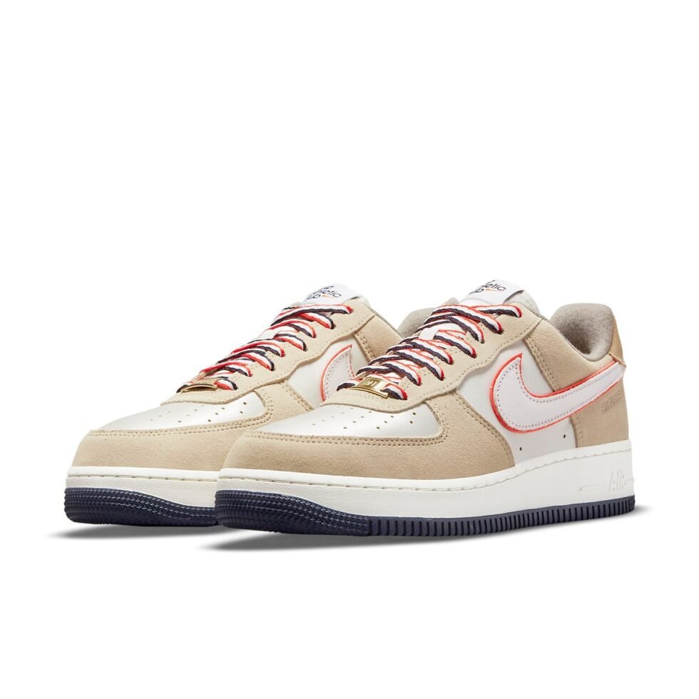 (WMNS) Nike Air Force 1 '07 LX 'Athletic Club - Sail Rush Orange' DQ5079-111 - Image 3