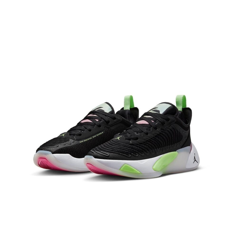 (GS) Air Jordan Luka 1 'Black Lime Glow' DQ6513-003 - Image 3