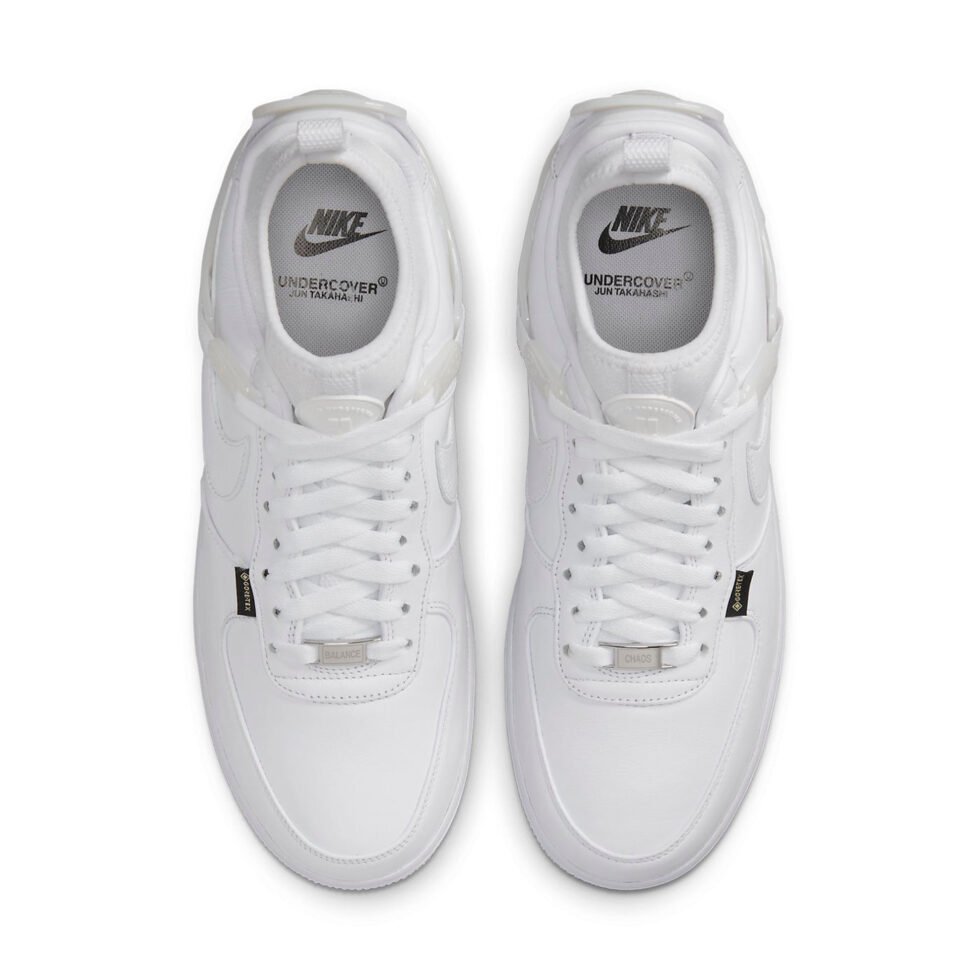Nike x Undercover Air Force 1 Low SP GORE-TEX 'Triple White' DQ7558-101 - Image 4
