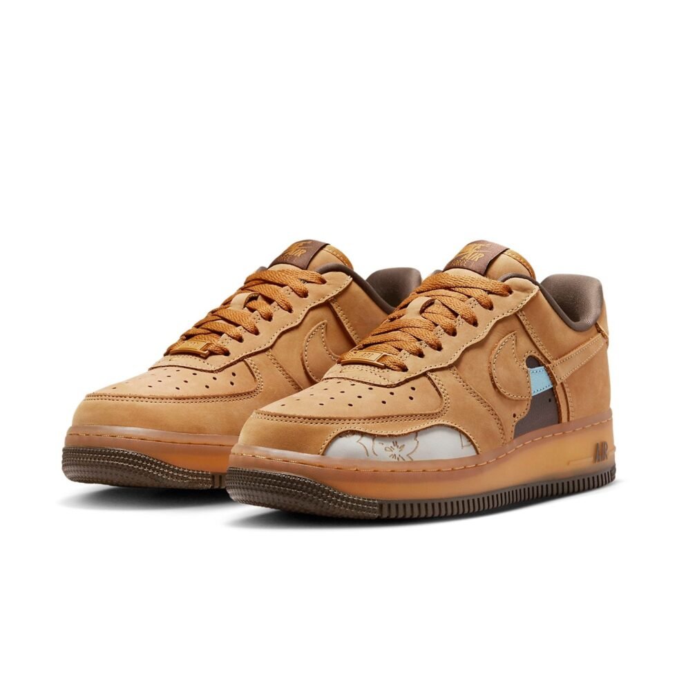 (WMNS) Nike Air Force 1 '07 LX 'See Through - Wheat' DQ7580-700 - Image 3