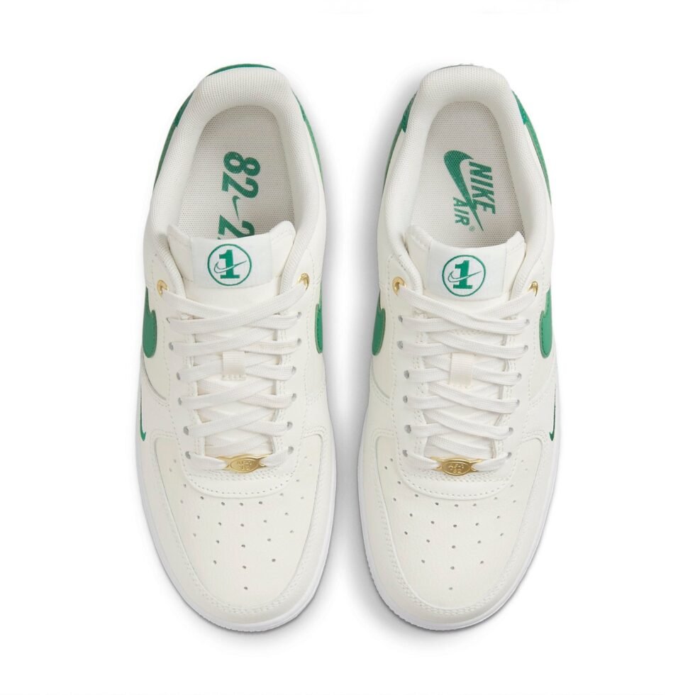 (WMNS) Nike Air Force 1 '07 SE '40th Anniversary - Sail Malachite' DQ7582-101 - Image 2