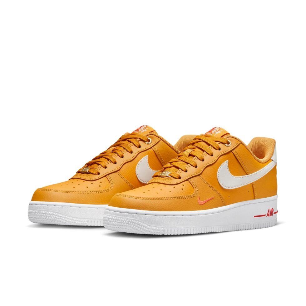 (WMNS) Nike Air Force 1 '07 SE '40th Anniversary - Yellow Ochre' DQ7582-700 - Image 3
