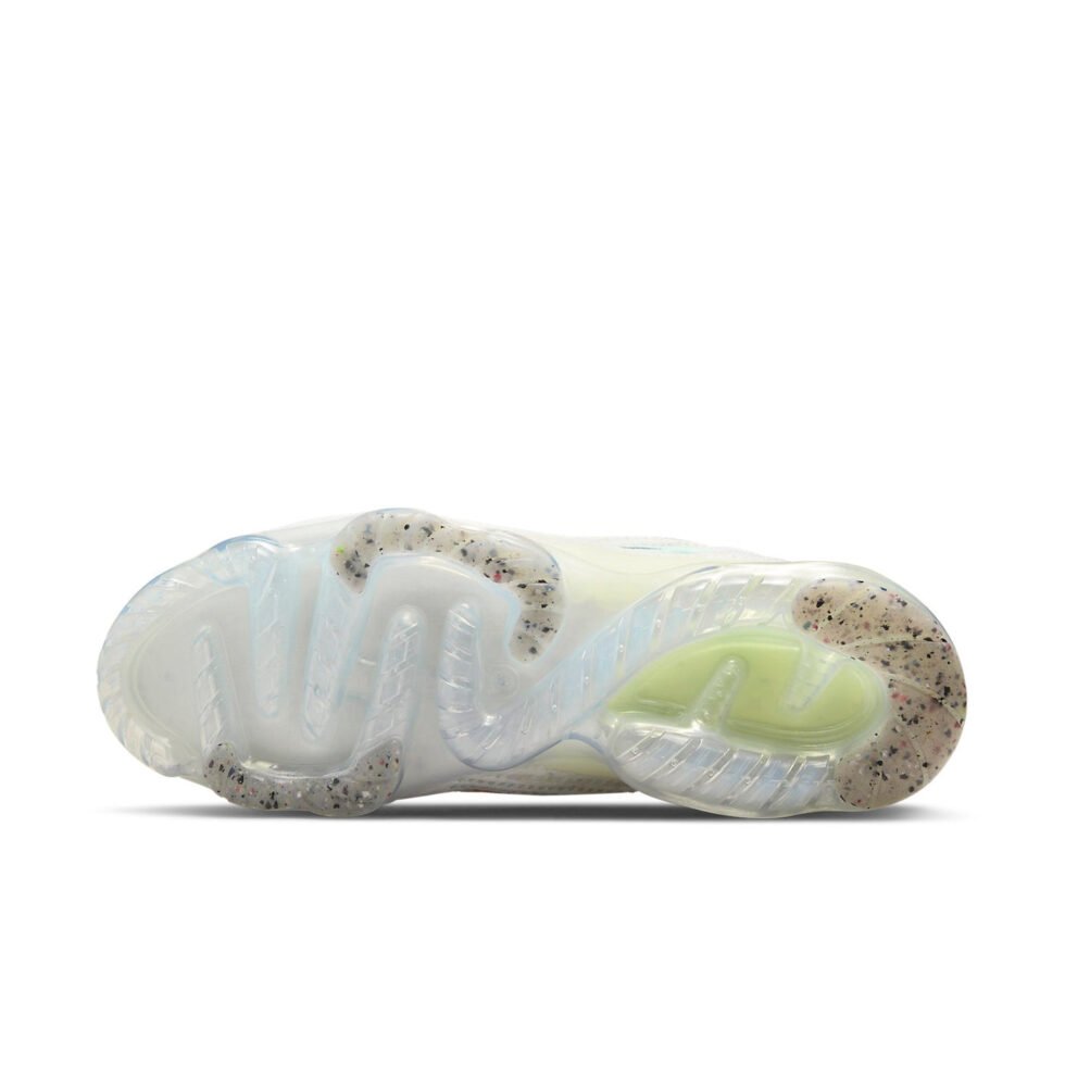 Nike Air VaporMax 2021 Flyknit 'Mismatched Swoosh - White' DQ7633-100 - Image 6