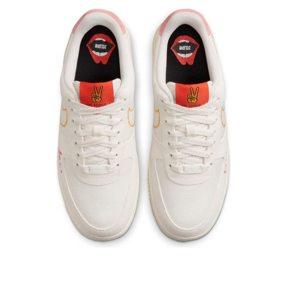 (WMNS) Nike Air Force 1 '07 'Peace' DQ7656-100 - Image 4