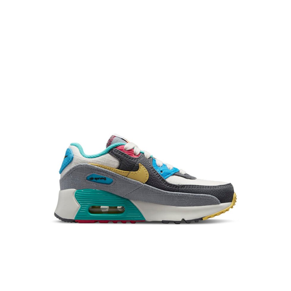 (PS) Nike Air Max 90 'Air Sprung - Iron Grey' DQ7761-001 - Image 2