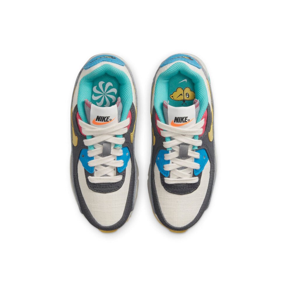 (PS) Nike Air Max 90 'Air Sprung - Iron Grey' DQ7761-001 - Image 4