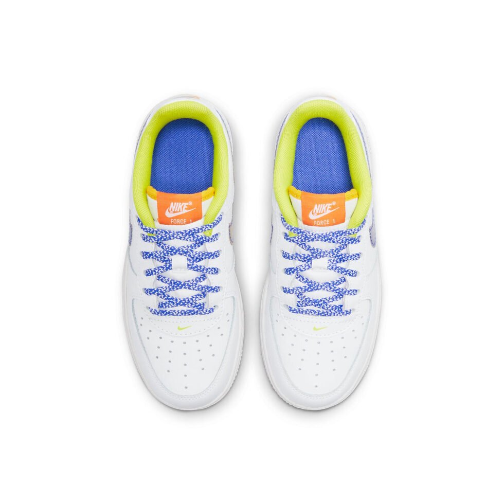 (PS) Nike Force 1 LV8 'White Multi' DQ7768-100 - Image 4