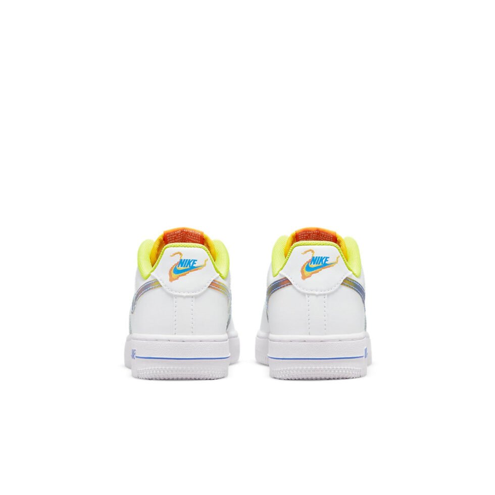 (PS) Nike Force 1 LV8 'White Multi' DQ7768-100 - Image 5