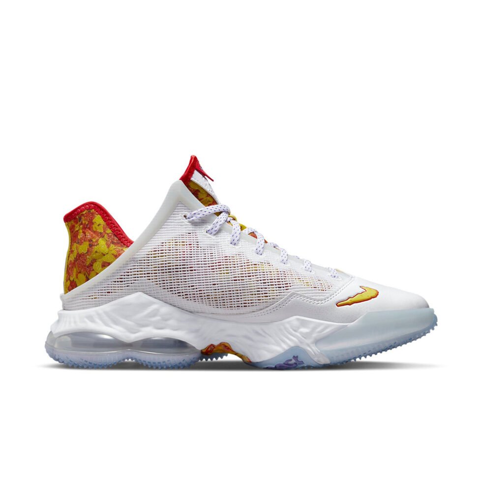 Nike Flintstone x LeBron 19 Low 'Magic Fruity Pebbles' DQ8344-100 - Image 2