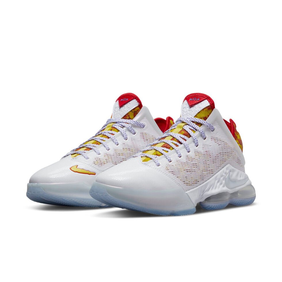 Nike Flintstone x LeBron 19 Low 'Magic Fruity Pebbles' DQ8344-100 - Image 3