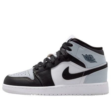 (GS) Air Jordan 1 Mid 'Black Aura Squadron Blue' DQ8423-002