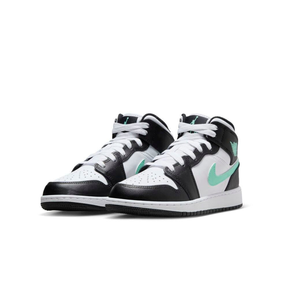 (GS) Air Jordan 1 Mid 'Green Glow' DQ8423-103 - Image 3