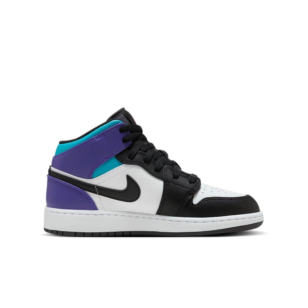 (GS) Air Jordan 1 Mid 'Aqua' DQ8423-154 - Image 2