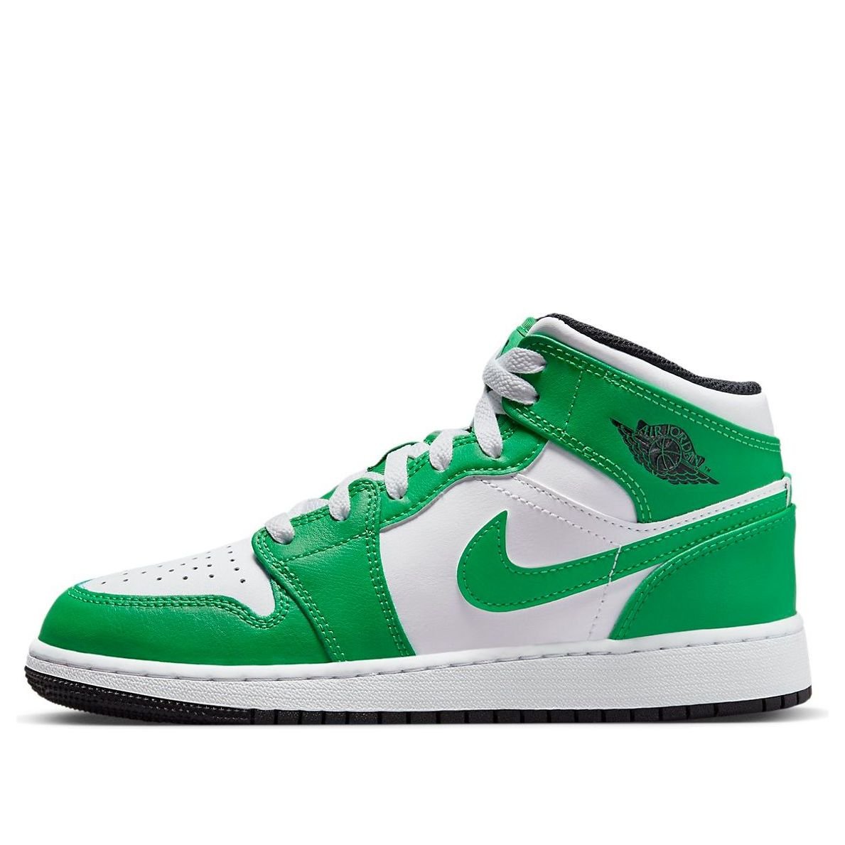 (GS) Air Jordan 1 Mid  'Lucky Green' DQ8423-301