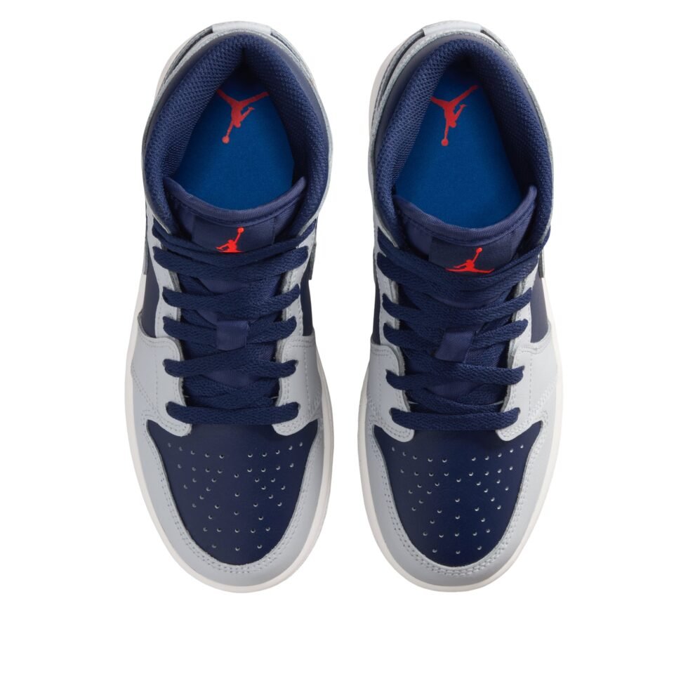 (GS) Air Jordan 1 Mid 'Blue Void' DQ8423-403 - Image 2
