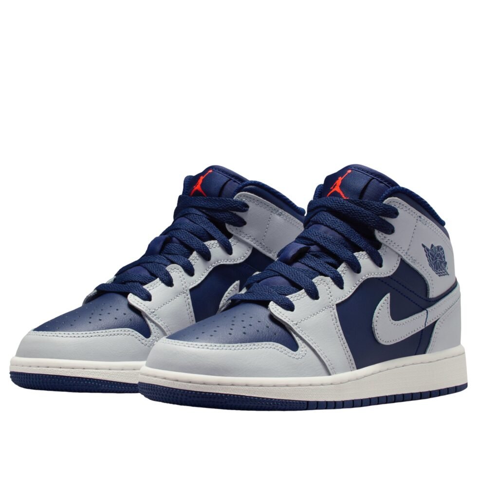(GS) Air Jordan 1 Mid 'Blue Void' DQ8423-403 - Image 4