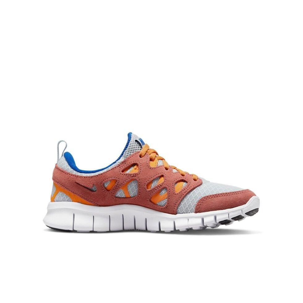 (GS) Nike Free Run 2 'Aura University Gold Canyon Rust' DQ8603-400 - Image 2