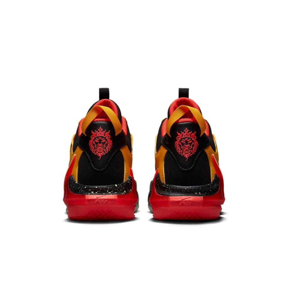 (GS) Nike LeBron Witness 7 'Black Bright Crimson Speckled' DQ8650-001 - Image 5