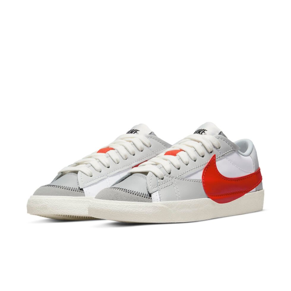 Nike Blazer Low '77 Jumbo 'White University Red' DQ8769-100 - Image 3