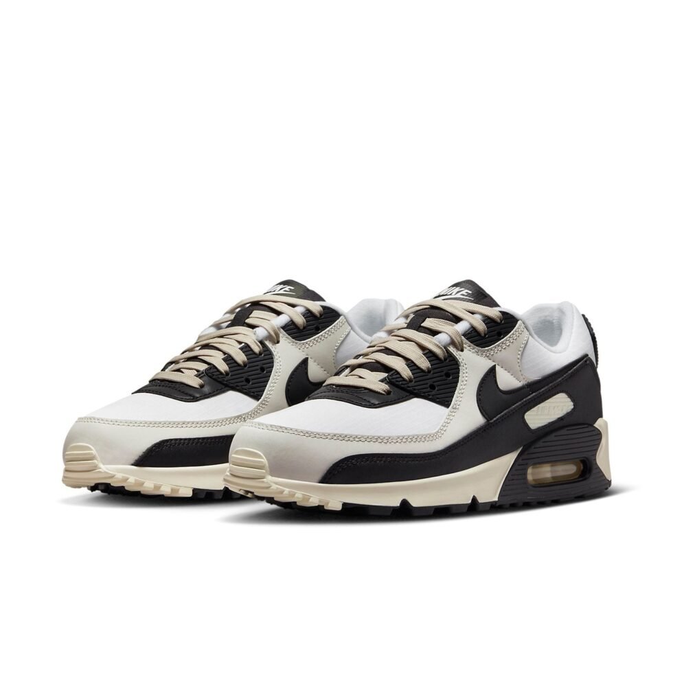 Nike Air Max 90 'Sail Coconut Milk Black' DQ8974-100 - Image 3