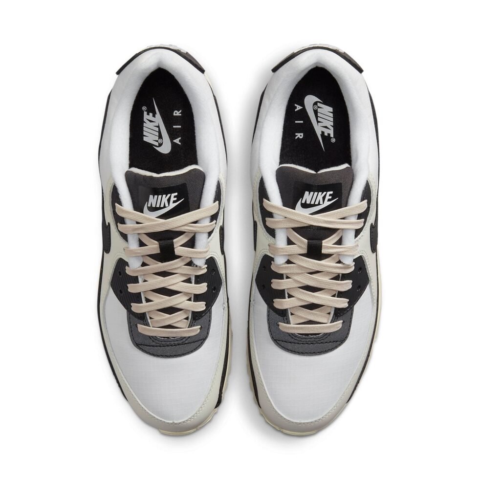 Nike Air Max 90 'Sail Coconut Milk Black' DQ8974-100 - Image 4