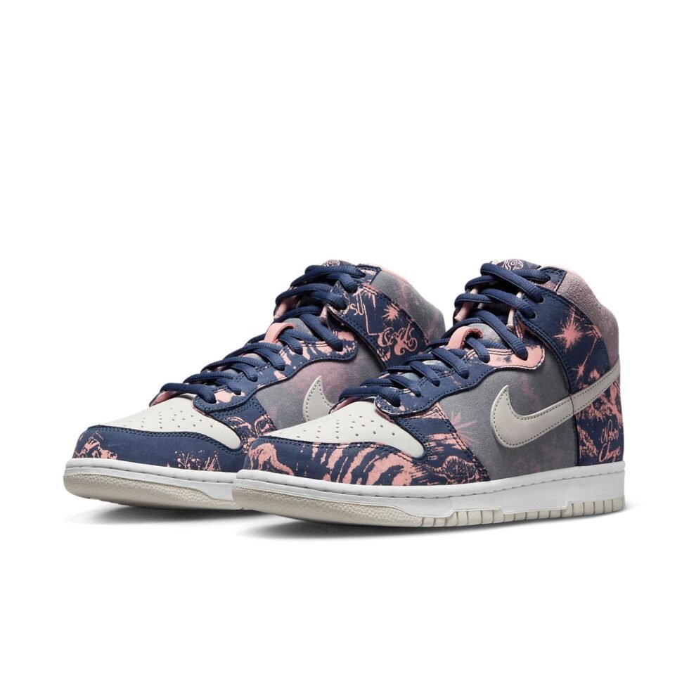 Nike x SoulGoods SB Dunk High 00s 'Blue Grey' DR1415-900 - Image 3