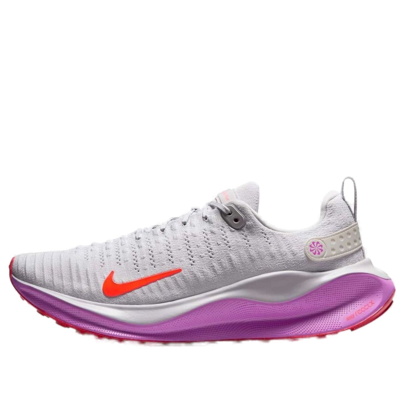 Nike ReactX Infinity Run 4 'Vast Grey Hyper Violet Bright Crimson' DR2665-011