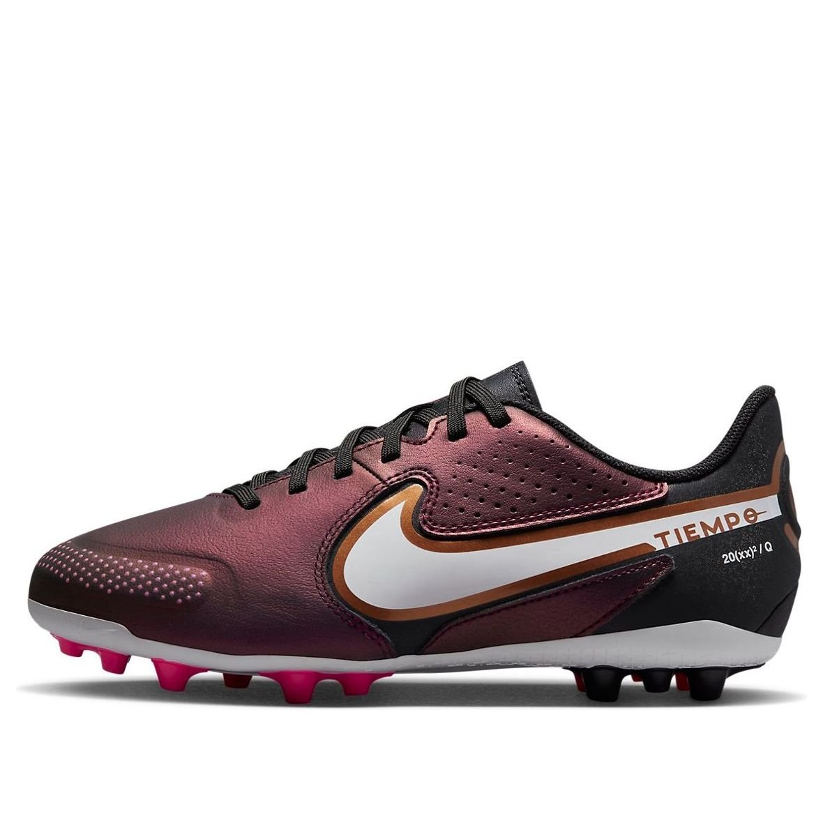 (GS) Nike Tiempo Legend 9 Academy MG Cleats 'Burgundy White' DR6065-510
