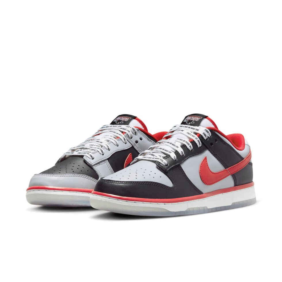 Nike x Clark Atlanta University Dunk Low 'Panthers' DR6189-001 - Image 3