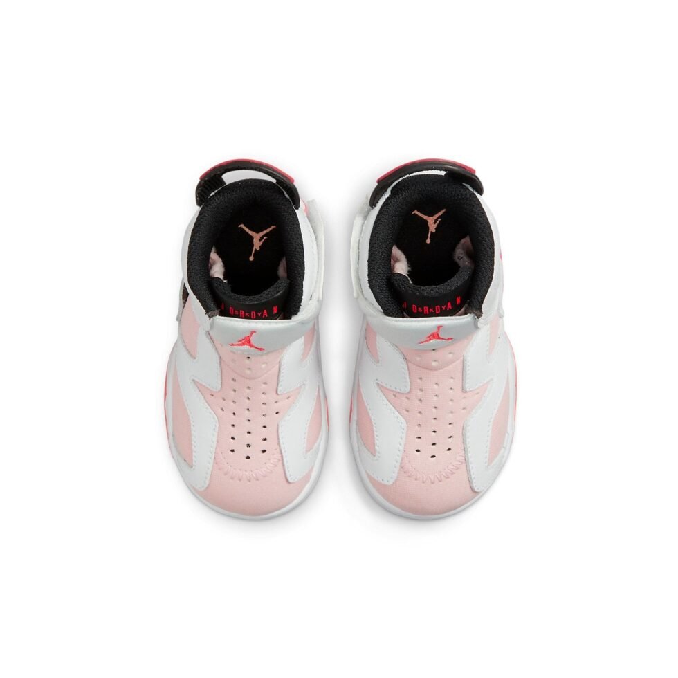 (TD) Air Jordan 6 Retro Little Flex Pink/Red/White DR8499-661 - Image 4