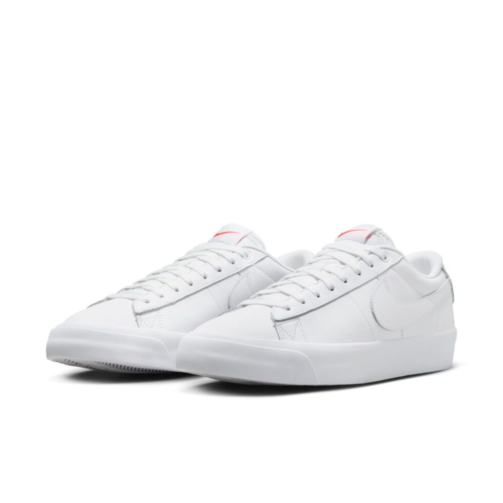 Nike SB Zoom Blazer Low Pro GT ISO 'Triple White' DR9099-101 - Image 3