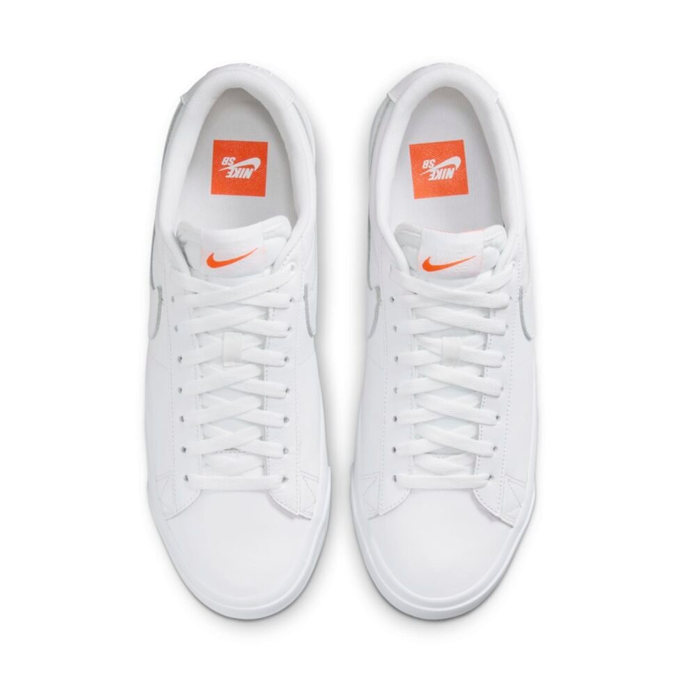 Nike SB Zoom Blazer Low Pro GT ISO 'Triple White' DR9099-101 - Image 4