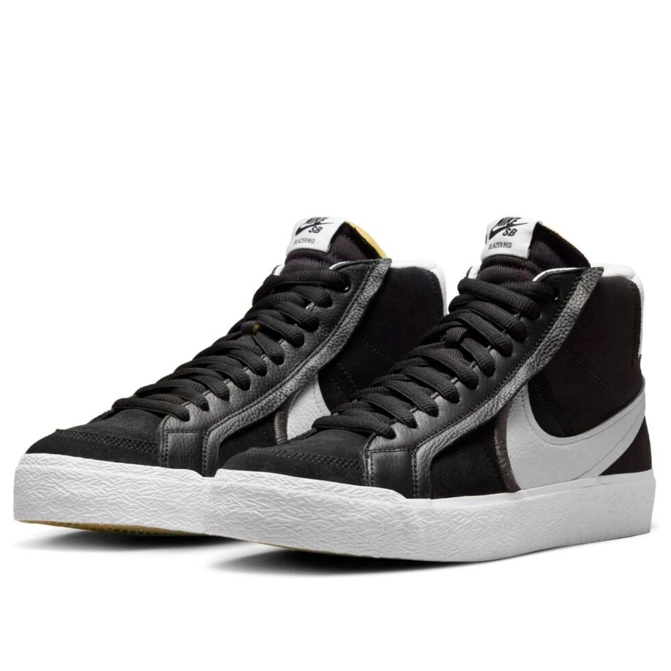 Nike Zoom Blazer Mid Premium SB 'Oversized Swoosh - Black' DR9144-001 - Image 3