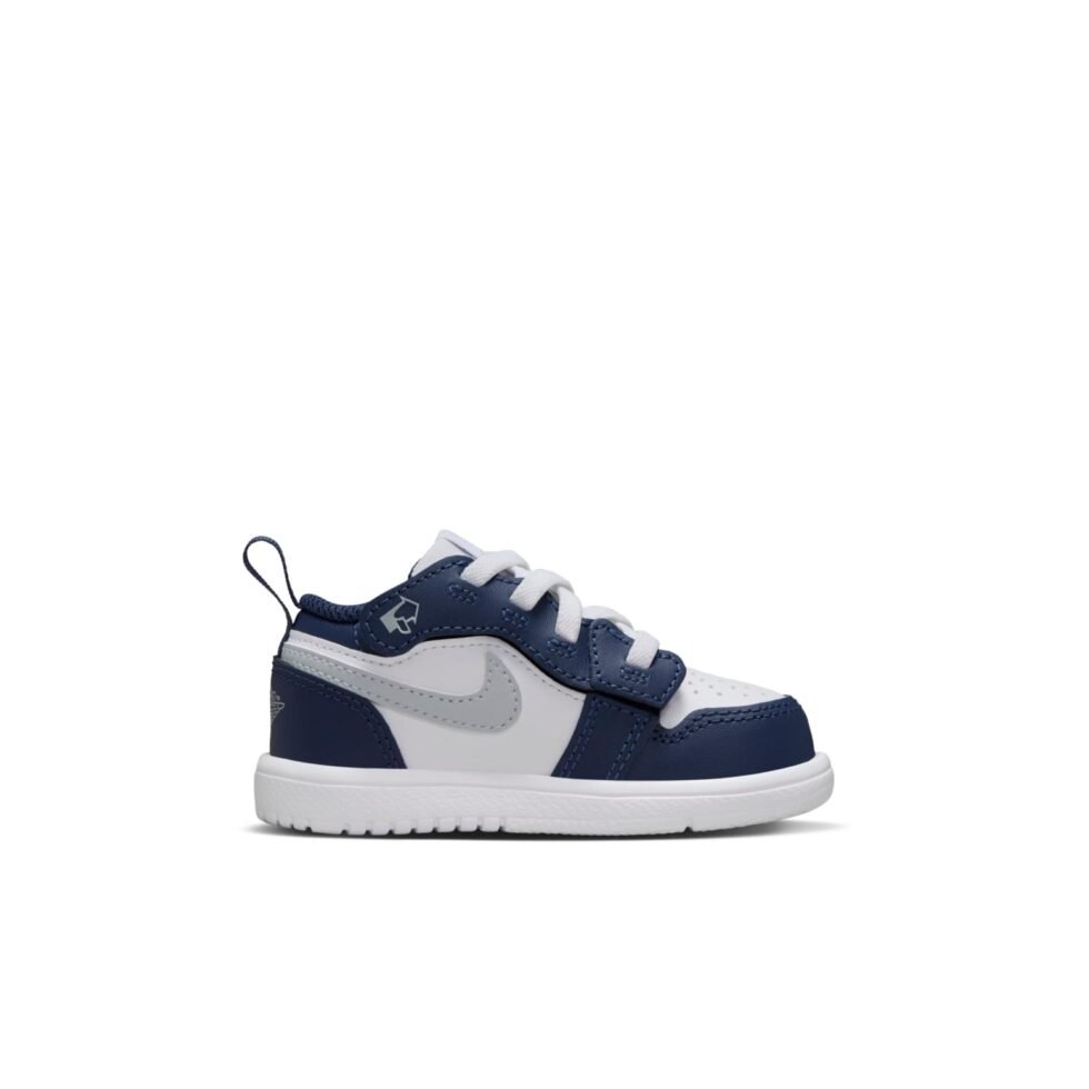 (TD) Air Jordan 1 Low ALT 'Midnight Navy Wolf Grey' DR9747-141 - Image 2