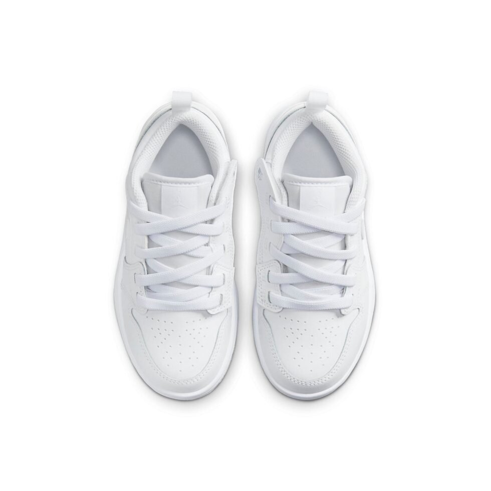 (PS) Air Jordan 1 Low ALT 'Triple White' 2023 DR9748-136 - Image 4
