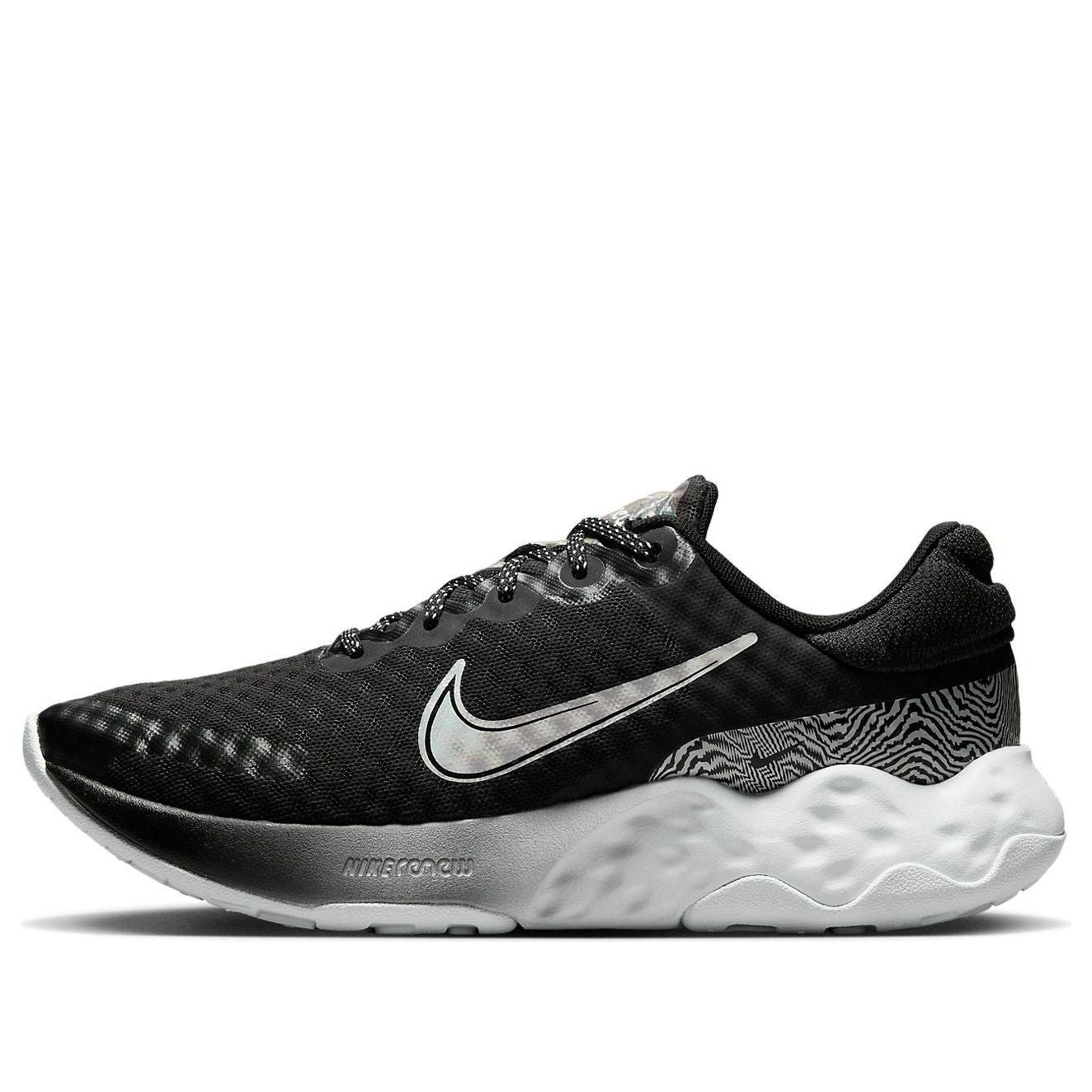 (WMNS) Nike Renew Ride 3 Premium 'Black Zebra' DR9833-001