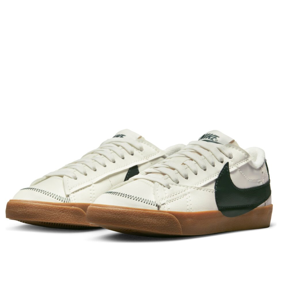 Nike Blazer Low '77 Jumbo 'Sail Pro Green Gum' DR9865-101 - Image 3
