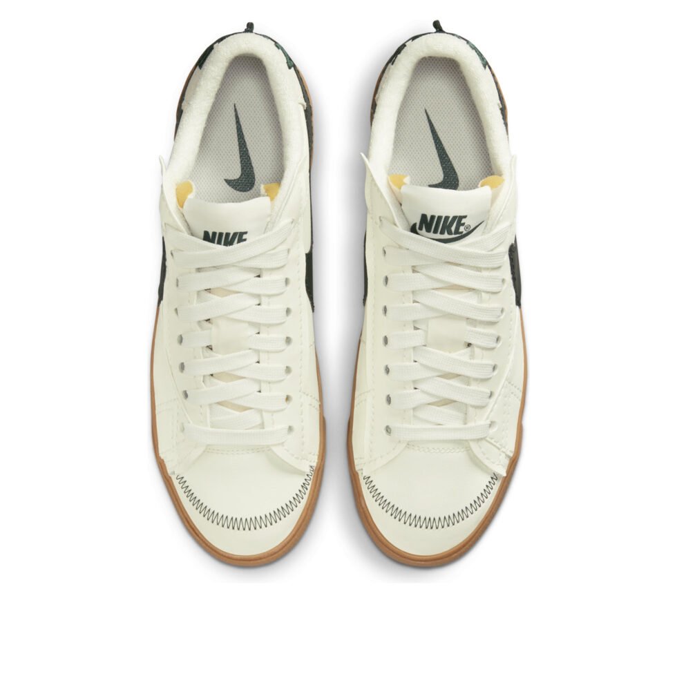 Nike Blazer Low '77 Jumbo 'Sail Pro Green Gum' DR9865-101 - Image 4