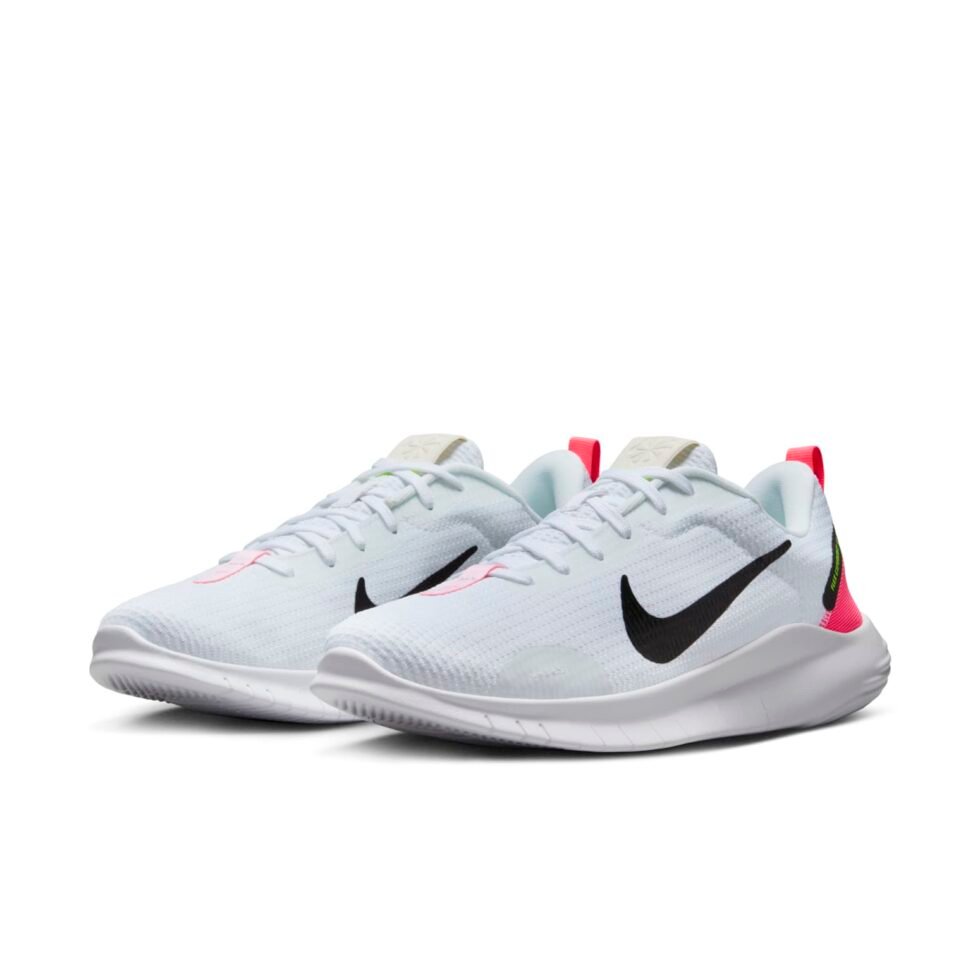 (WMNS) Nike Flex Experience Run 12 'White Hot Punch Black' DV0746-102 - Image 3