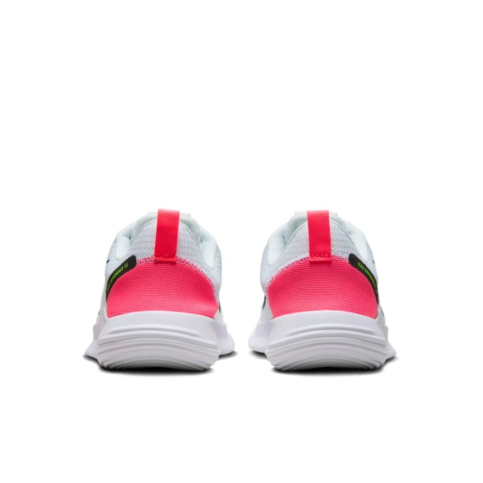 (WMNS) Nike Flex Experience Run 12 'White Hot Punch Black' DV0746-102 - Image 5