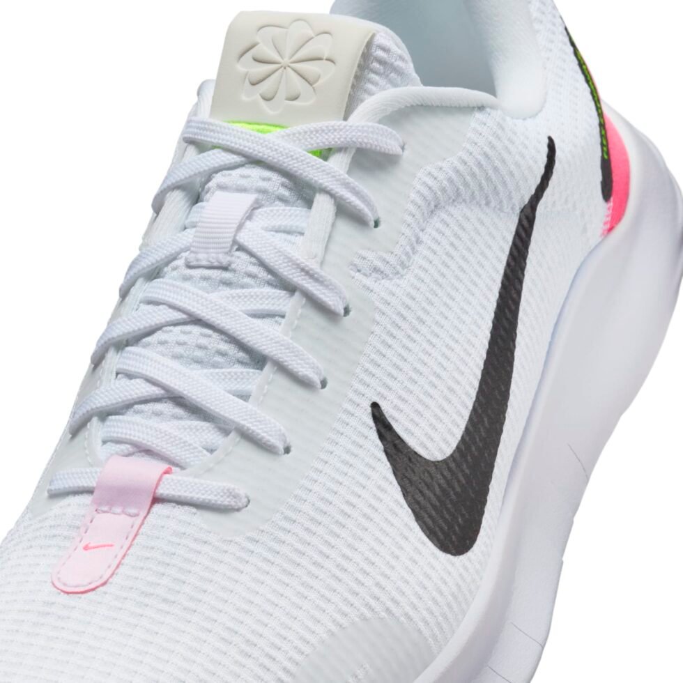 (WMNS) Nike Flex Experience Run 12 'White Hot Punch Black' DV0746-102 - Image 7
