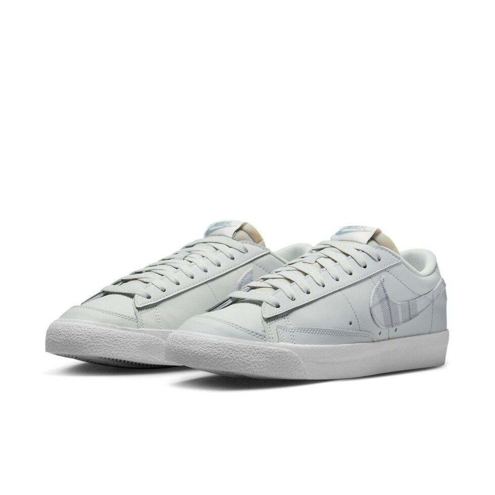 Nike Blazer Low 77 'Grey Tartan' DV0801-001 - Image 3