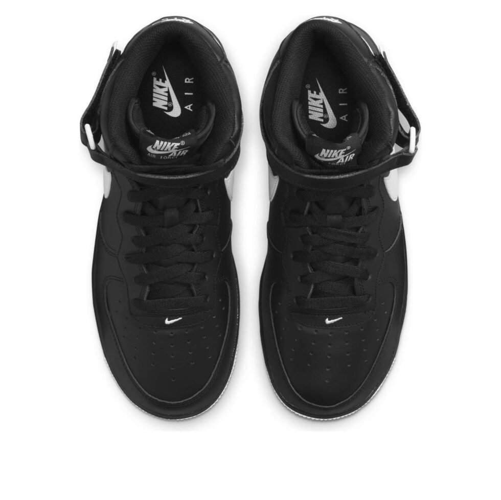 Nike Air Force 1 Mid 07 'Black White' DV0806-001 - Image 4