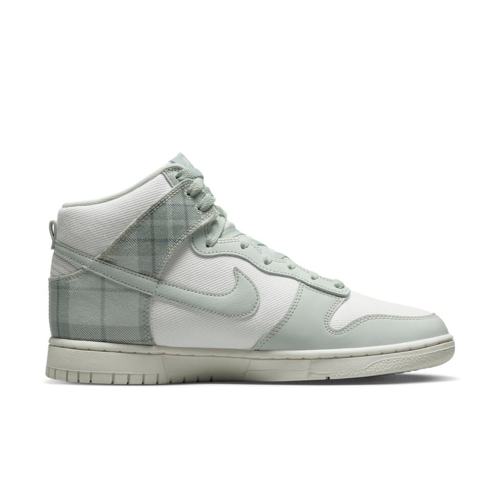 Nike Dunk High SE 'Mint Plaid' DV0826-100 - Image 2