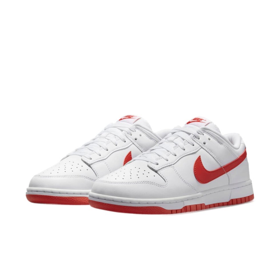 Nike Dunk Low 'White Picante Red' DV0831-103 - Image 2