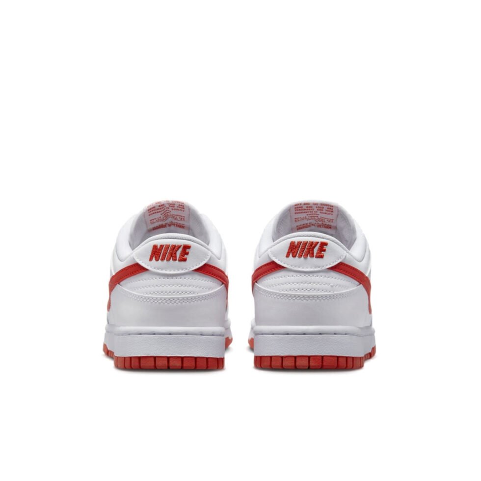 Nike Dunk Low 'White Picante Red' DV0831-103 - Image 4