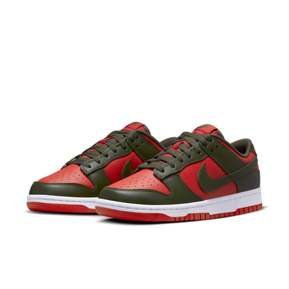 Nike Dunk Low 'Mystic Red Cargo Khaki' DV0833-600 - Image 2