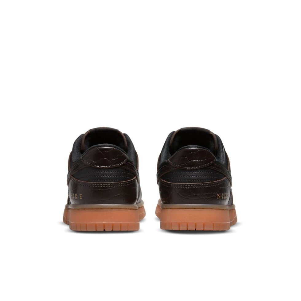Nike Dunk Low SE 'Chocolate Croc' DV1024-010 - Image 5