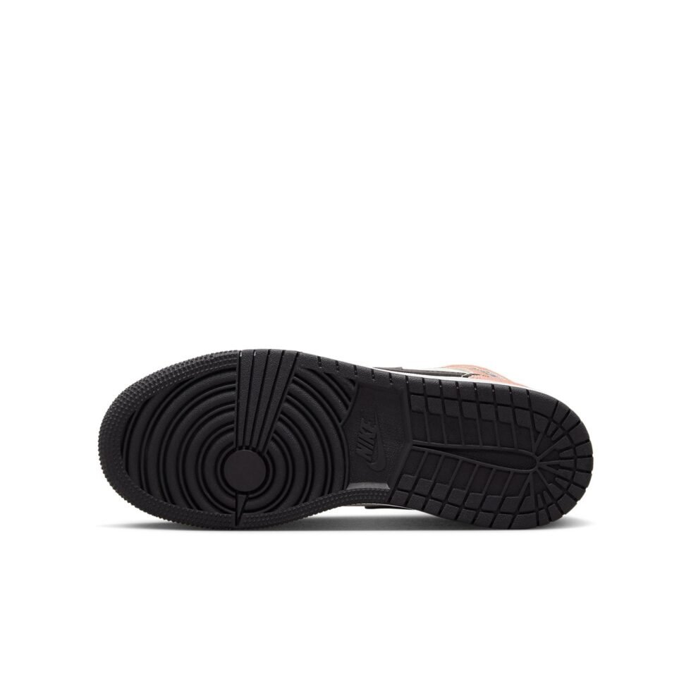 (GS) Air Jordan 1 Mid SE 'Orange Suede' DV1336-800 - Image 6